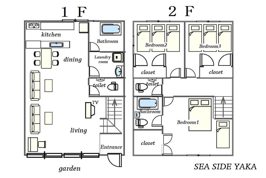 Villa Sea Side Yaka Onna Exterior foto